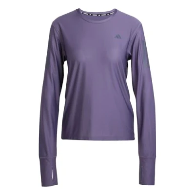 Image de adidas Femme Own The Run Long Cuff Sleeve Tee, preloved Violet, XS