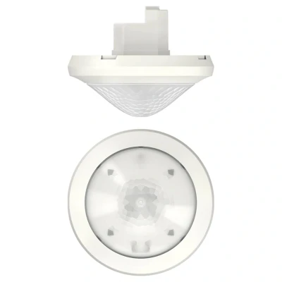 Image de détecteur de présence blanc encastré plafond 360 degrès 1 contact theben 2080520