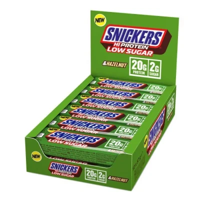 Image de Barres protéinées Mars Snickers Hi Protein Low Sugar Hazelnut Boite de 12