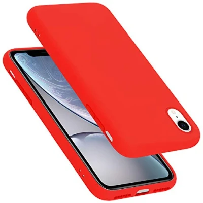 Image de Coque pour Apple iPhone XR en LIQUID RED Housse de protection Étui silicone TPU flexible Neuf