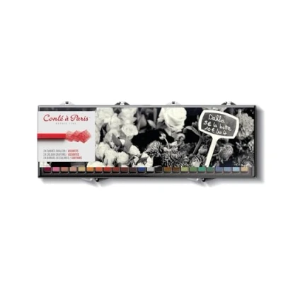 Image de CONTE A PARIS CARRES COULEUR BOITE PLASTIQUE X24 ASSORTIS