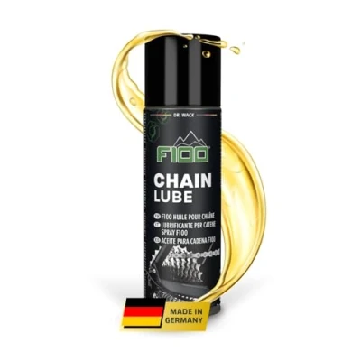 Image de Dr. Wack F100 Spray Lubrifiant pour chaîne de vélo 300 ml Réduit l&#039;usure &amp; les frottements avec effet longue durée Convient tous vélos Entretien Premium du