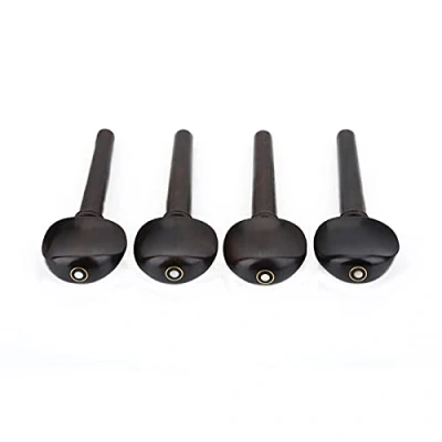 Image de 4 Pièces Cheville D&#039;accords de Violoncelle 4/4 Chevilles D&#039;accordeur en Bois D&#039;ébène Sans Trou pour Accessoires D&#039;instruments Musique