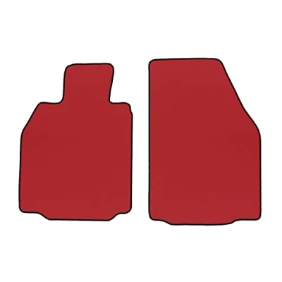 Image de F CORE Accessoires pour Auto Tapis de Sol Avant compatibilité Porsche Cayman 11.05 12.12 Coupe Rouge