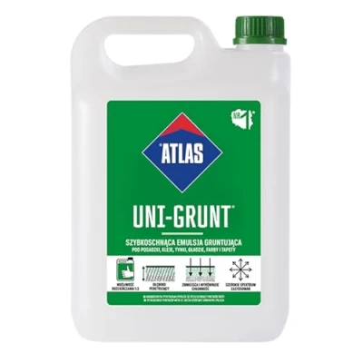 Image de ATLAS Uni GRUNT 5 kg d&#039;émulsion d&#039;apprêt à séchage rapide.