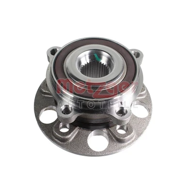 Image de METZGER WM 2364 Kit de roulements roue Essieu arrière avec moyeu roue, bague magnétique intégré 148mm