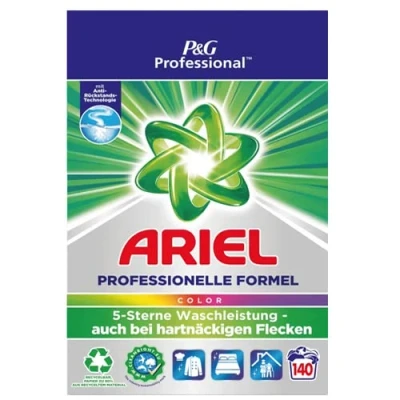Image de Ariel Professional Lessive en poudre, 140 lavages, 9,1 kg