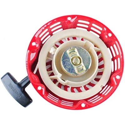 Image de Poweka GX160 Démarreur de Recul Compatible avec Motobineuse GX120 4HP 5.5HP GX200 6.5HP GX168 Générateur Moteur Rechange Numéro Pièce 28400 ZE1 003ZF ZH8 013YA