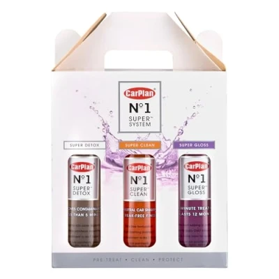 Image de CarPlan No.1 Super System Detox, coffret cadeau Clean Gloss, 600 ml