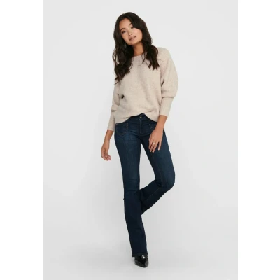 Image de ONLY Onldaniella L/S NOOS Pullover, Femme, Taille: Small, Ecru