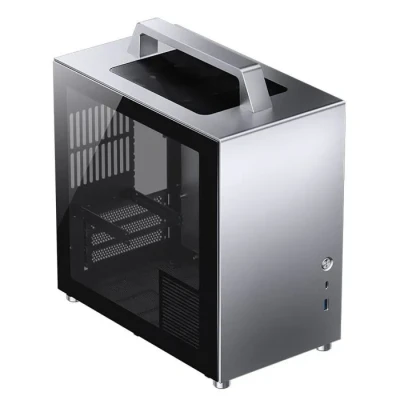 Image de Jonsbo Boitier Mini Tour ITX T8 Plus avec Panneau vitré (Argent)