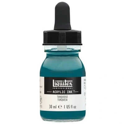 Image de Liquitex Professional Encre Acrylique Flacon Avec Pipette 30 ml Turquoise