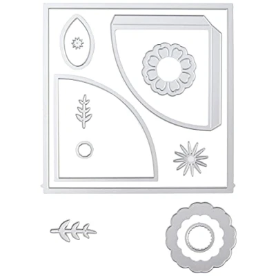 Image de Sizzix 664909 Rouleau Texture Surfacez Blanc 6&quot; x 48&quot;, taille unique