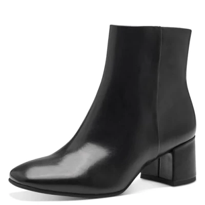 Image de MARCO TOZZI Bottines zippées pour Femme 2 25049 41, Noir 1, 38 EU