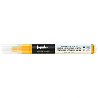Image de Liquitex Marqueur Pointe Fine Jaune Cadmium Fonce Imitation