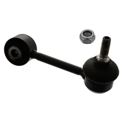 Image de febi BILSTEIN 30736 Biellette de barre stabilisatrice Essieu arrière gauche 105 M10 x 1,5 Plus avec écrou autobloquant Acier noir ROVER: 75