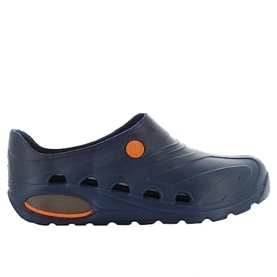 Image de Oxypas Safety Jogger Sabot Léger Hommes et Femmes 43/44 EU OXYVA Sabots Antidérapants, Antibactériens, Antistatiques Antifongiques, Chaussures de Sécurité, Navy