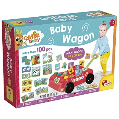 Image de Lisciani Carotina Baby Wagon, 67879, Chariot EDUCATIF Ancien MODELE, Taille Unique