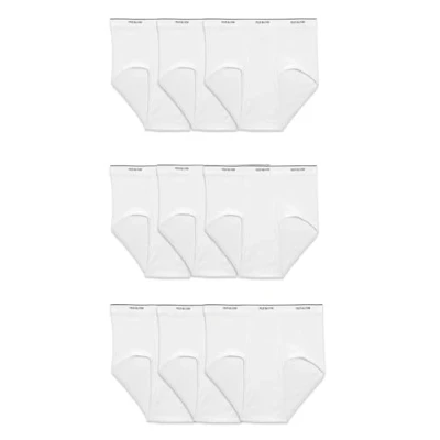 Image de Fruit of the Loom Basic Slip da uomo, confezione 9, colore: bianco M