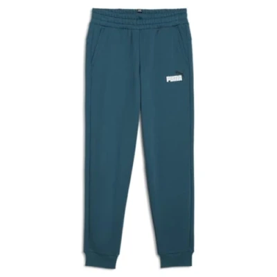 Image de PUMA Garçon Ess+ 2 Col Logo FL Cl B Pantalon Tricoté, Vert Froid, 140 EU