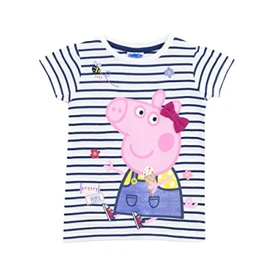 Image de Peppa Pig T Shirt Fille Blanc Taille 2 3 ans