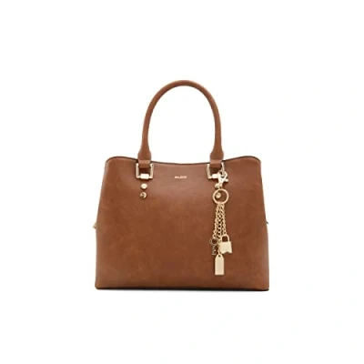 Image de ALDO Legoirii Sac à main, Femme, Taille: One Size, Cognac with lt gold hardware synthetic epi