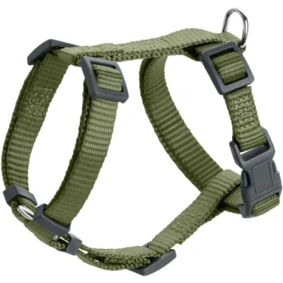 Image de HUNTER Harnais London Vario Rapid Vert Olive Taille Mini 18 30/XXS Réglable en 4 Positions avec Fermeture de sécurité Doux et Flexible Résistant à la déchirure séchage Rapide Léger