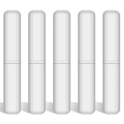 Image de stonylab Barre Agitateur Magnétique, Set di 5 Agitazione Magnetiche da 50 mm Rivestite in PTFE Bianche per Agitatori Barra Piastra Laboratorio, PK