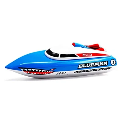 Image de Ninco NINCOCEAN Bleu Marine Bluefinn. Bateau télécommandé avec Grand Angle de Rotation. Émetteur 2,4 GHz. Couleur 6 Ans NH99035
