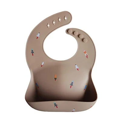 Image de Mushie bavoir en silicone fusée