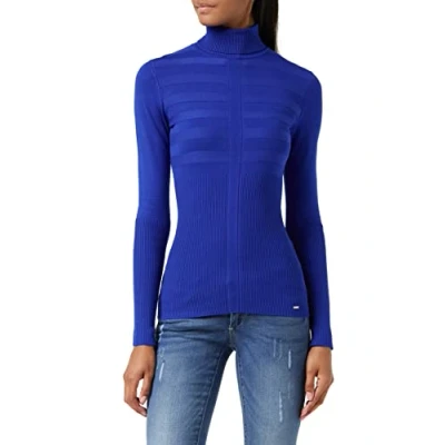 Image de Morgan Mentos Pullover, Femme, Taille: Medium, Bleu nuit