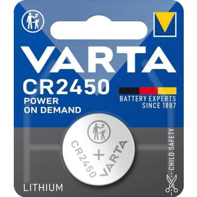 Image de VARTA Piles Bouton CR2450, lot de 10, Power on Demand, Lithium, 3V, emballage sécurisé pour les enfants, appareils Smart Home, clés voiture et d&#039;autres applications