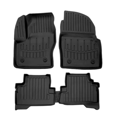 Image de SCOUTT 3D Tapis De Sol en Caoutchouc Premium Compatible avec Kuga 2013 2019, Bord Haut, Noir, Antidérapant, Toutes Saisons