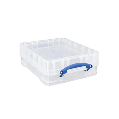 Image de Really Useful Box 3 x 11 litres XL 456 356 148 mm Transparent.