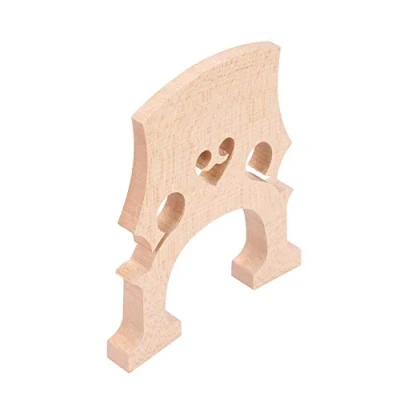 Image de Chevalet de violoncelle Érable Bois Standard Pont Pièce rechange pour 4/4 cordes Pièces musicales(4/4)