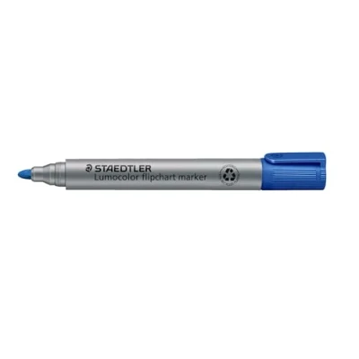 Image de Staedtler Lumocolor Lot de 10 Marqueurs pour Tableau papier Bleu
