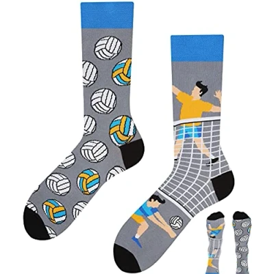 Image de TODO Chaussettes femme et homme Colors Fancy Funny avec un motif rigolo multicolore