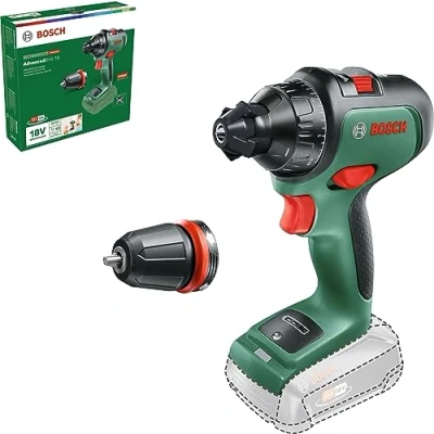 Image de Bosch Home and Garden perceuse visseuse sans fil AdvancedDrill 18 (sans batterie, système V, dans une boîte en carton)