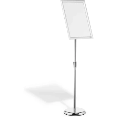 Image de DURABLE Présentoir sur pied avec cadres clipsables A3 argent 1 pièce 479923