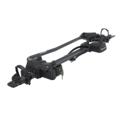 Image de Peruzzo Pure Instinct 710 Galerie de toit universelle à fixation rapide, idéale pour transporter vos vélos en toute sécurité dans la voiture, Noir