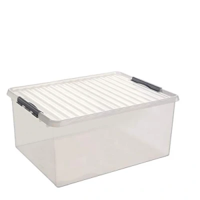 Image de SUNWARE Q Line Box 120 l 80 x 50 38 cm Transparent/métallique