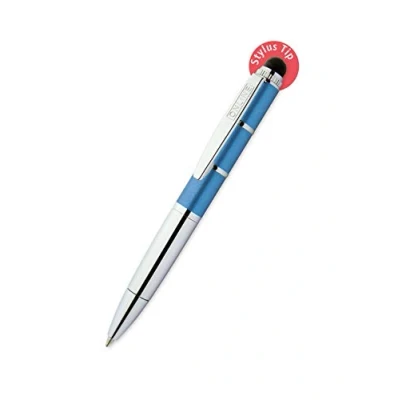 Image de ONLINE 33656/3D Stylo bille Piccolo Bleu, rétractable, avec recharge D1, encre bleue, idéal pour le sac à main/agenda