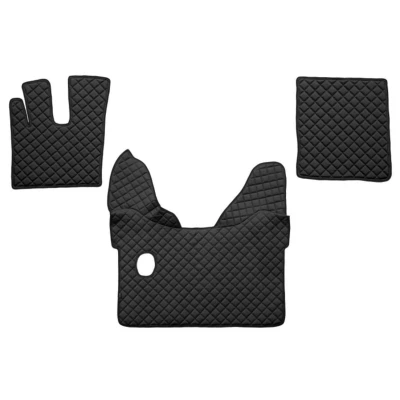Image de F CORE FL26 BLACK Ensemble de tapis sol Similicuir avant 3 noir