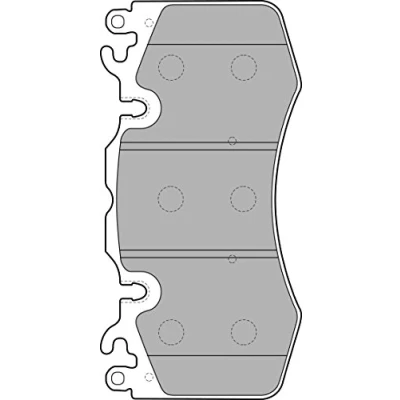 Image de DELPHI LP2187 Jeu de plaquettes frein préparé pour indicateur d&#039;usure avec tôle anti bruit sans accessoires LAND ROVER: Range Rover 4
