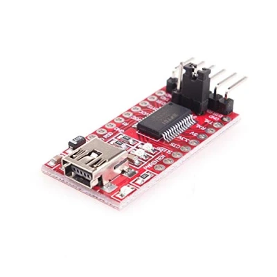 Image de ANGEEK FTDI FT232RL Adaptateur convertisseur USB vers TTL 5 V et 3,3 pour Arduino