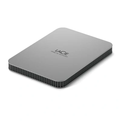 Image de LaCie Mobile Drive Secure 2To Disque Dur Externe Portable 2,5&quot; pour Mac &amp; PC, Gris Spatial, avec Service de Secours 3 Ans, numéro modèle : STLR2000400