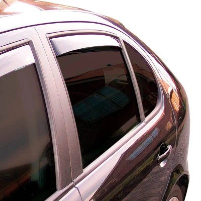 Image de ClimAir CLS0044092D Déflecteur d&#039;air Encadrement de fenêtre, arrière noir OPEL: Corsa D 3/5 portes