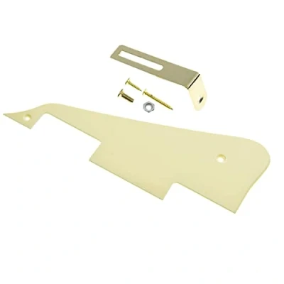 Image de Dopro Pickguard simple pour guitare LP 1 pli avec support doré Epiphone Les Paul Crème