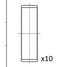 Image de FAI AutoParts BB2073 STD Coussinets De Vilebrequin VOLKSWAGEN: Transporter 5 Bus, Multivan (7HM,