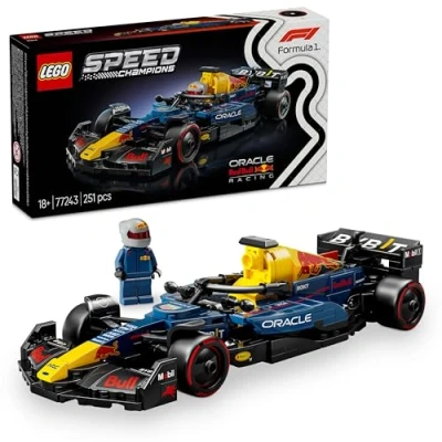 Image de LEGO Speed Champions Voiture F1 Oracle Red Bull Racing RB20 de Course Formule 1 pour Adulte Inclut Une minifigurine Collector Pilote Cadeau Fans Sport Automobile 77243